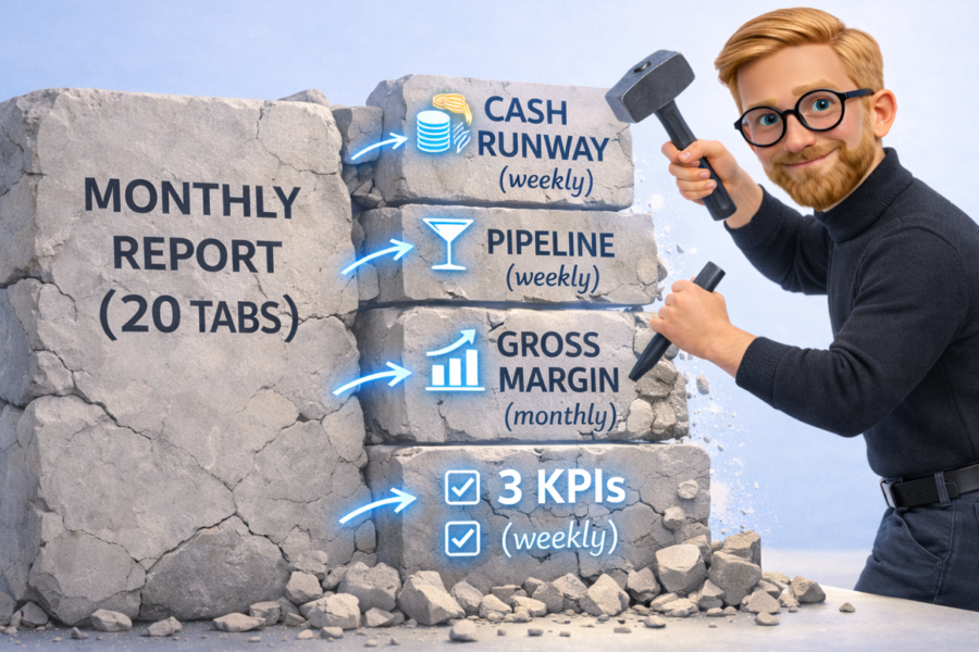 Most founders say they want “better reporting”