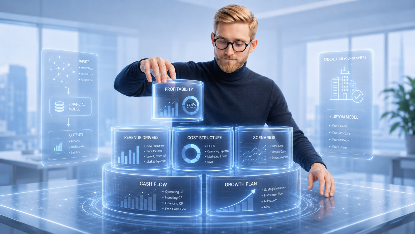 Unlock business growth with a custom financial modeling process